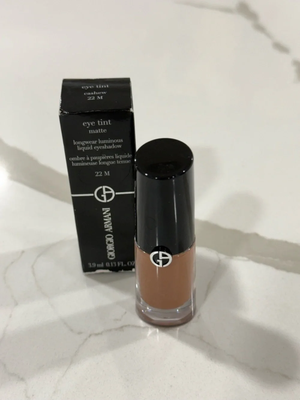 NWT Giorgio Armani Eye Tint Matte Liquid Eyeshadow - Cashew (22M)